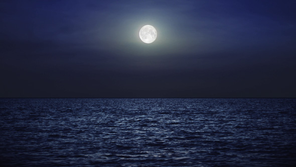 Atlantic Ocean at Night